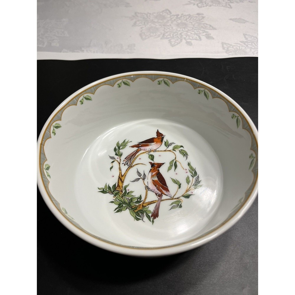 Georges Briard Woodland Melody Birds Round Casserole Serving Oven To Table